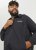 Jack & Jones RUSH SOLID Bomber Jacket with Hood Black - Jakas & Lietus apģērbs - Jakas - 2XL-12XL