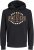 Jack & Jones 2 COL LOGO Hoodie Black - Džemperi un džemperi ar kapuci - Džemperi - 2XL-14XL