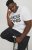 Jack & Jones CORP Logo T-Shirt White w Large Black Print - T-krekli - T-krekli - 2XL-14XL