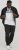 Jack & Jones CORP Logo T-Shirt White w Large Black Print - T-krekli - T-krekli - 2XL-14XL