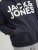 Jack & Jones CORP LOGO Large Print Hoodie Navy Blazer - Džemperi un džemperi ar kapuci - Džemperi - 2XL-14XL