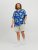 Jack & Jones JORLUKE FLORES Resort Shirt Nautical Blue - Krekli - Krekli - 2XL-8XL