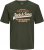 Jack & Jones JJELOGO O-Neck T-Shirt Kombu Green - T-krekli - T-krekli - 2XL-14XL