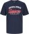Jack & Jones LOGO O-Neck T-Shirt Dark Blue - T-krekli - T-krekli - 2XL-14XL