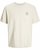 Jack & Jones Jackie Crew Neck T-Shirt Moonbeam - T-krekli - T-krekli - 2XL-14XL