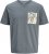 Jack & Jones Split Pocket Print T-Shirt Grey - T-krekli - T-krekli - 2XL-14XL