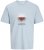 Jack & Jones Vira Branding Crew Neck T-Shirt Skyway - T-krekli - T-krekli - 2XL-14XL