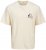 Jack & Jones Bellagio Collage Crew Neck T-Shirt Antique White - T-krekli - T-krekli - 2XL-14XL