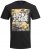 Jack & Jones JJPETE SHAPE Camo Print T-Shirt Black - T-krekli - T-krekli - 2XL-14XL