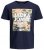 Jack & Jones JJPETE SHAPE Camo Print T-Shirt Navy - T-krekli - T-krekli - 2XL-14XL