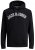 Jack & Jones JJCITY Hoodie Black - Džemperi un džemperi ar kapuci - Džemperi - 2XL-14XL