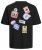 Jack & Jones JORDECAL T-Shirt with Back Print Black - T-krekli - T-krekli - 2XL-14XL