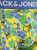 Jack & Jones JACPINEAPPLE SKULL TRUNKS 3 PACK Palace Blue - Bokseršorti - Vīriešu lielie bokseru šorti