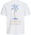 Jack & Jones Summer Vibes Crew Neck T-Shirt White - T-krekli - T-krekli - 2XL-14XL