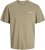 Jack & Jones Ayce Crew Neck T-Shirt Beige - T-krekli - T-krekli - 2XL-14XL