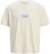 Jack & Jones Parallel Crew Neck T-Shirt Antique White - T-krekli - T-krekli - 2XL-14XL