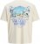 Jack & Jones Parallel Crew Neck T-Shirt Antique White - T-krekli - T-krekli - 2XL-14XL