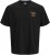 Jack & Jones Parallel Crew Neck T-Shirt Black - T-krekli - T-krekli - 2XL-14XL