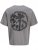 Jack & Jones Summer Sago Print Crew Neck T-Shirt Gray Flannel - T-krekli - T-krekli - 2XL-14XL