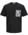  Jack & Jones Tavira Aop Pocket Crew Neck T-Shirt Black - T-krekli - T-krekli - 2XL-14XL