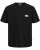  Jack & Jones Tavira Type Crew Neck T-Shirt Black - T-krekli - T-krekli - 2XL-14XL