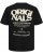  Jack & Jones Tavira Type Crew Neck T-Shirt Black - T-krekli - T-krekli - 2XL-14XL