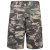 Kam Jeans 329 Short Charcoal Camo - Šorti - Šorti - W40-W60