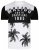 Kam Jeans 5228 Malibu T-shirt Black/White - T-krekli - T-krekli - 2XL-14XL