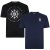 Kam Jeans 5348 T-shirt Vintage/Denim Twin Pack - T-krekli - T-krekli - 2XL-14XL