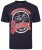 Kam Jeans 5712 Twin Pack Motorcycle/Cycle Print Tee Black and Navy - T-krekli - T-krekli - 2XL-14XL