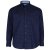 Kam Jeans 6158 Long Sleeve Dobby Embroidery Shirt Navy - Krekli - Krekli - 2XL-8XL
