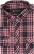 Kam Jeans 6301 LS Casual Check Shirt Red - Krekli - Krekli - 2XL-8XL