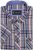 Kam Jeans 6313 Casual Check Short Sleeve Shirt Grey - Krekli - Krekli - 2XL-8XL
