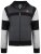 Kam Jeans 702 Cut and Sew Hoodie Charcoal - Džemperi un džemperi ar kapuci - Džemperi - 2XL-14XL