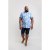 D555 Santana Hawaii Shirt Sky Blue - Krekli - Krekli - 2XL-8XL