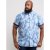 D555 Santana Hawaii Shirt Sky Blue - Krekli - Krekli - 2XL-8XL