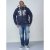 D555 Thurston Full Zip Hoodie Navy - Džemperi un džemperi ar kapuci - Džemperi - 2XL-14XL