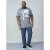 D555 Howie Fine Stripe T-shirt Grey - T-krekli - T-krekli - 2XL-14XL