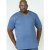 D555 Signature T-krekls ar V-veida Izgriezumu Teal - T-krekli - T-krekli - 2XL-14XL