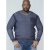 D555 Bryson Crewneck Sweater with Pocket Navy - Džemperi un džemperi ar kapuci - Džemperi - 2XL-14XL