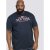D555 Thornton Embroidery T-shirt Navy - T-krekli - T-krekli - 2XL-14XL