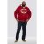 D555 Rylan Hoodie Red - Džemperi un džemperi ar kapuci - Džemperi - 2XL-14XL