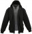 Lavecchia 109 Two-in-one Zipper Hoodie Black/Charcoal - Džemperi un džemperi ar kapuci - Džemperi - 2XL-14XL