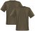 Adamo Marlon Comfort fit 2-pack T-shirt Khaki - T-krekli - T-krekli - 2XL-14XL
