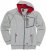 Adamo Michael Hoodie with Zipper Grey - Džemperi un džemperi ar kapuci - Džemperi - 2XL-14XL
