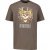 JP1880 T-Shirt Skull Print Guns N Roses Khaki - T-krekli - T-krekli - 2XL-14XL