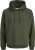 Jack & Jones Bradley Hoodie Dark Green - Džemperi un džemperi ar kapuci - Džemperi - 2XL-14XL