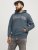 Jack & Jones CALEB Hoodie Blue - Džemperi un džemperi ar kapuci - Džemperi - 2XL-14XL