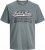 Jack & Jones Logo 2COL T-shirt Grey - T-krekli - T-krekli - 2XL-14XL