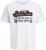 Jack & Jones Logo 2COL T-Shirt White - T-krekli - T-krekli - 2XL-14XL